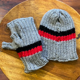 Winter Cap &; Gloves (Sports Grey)